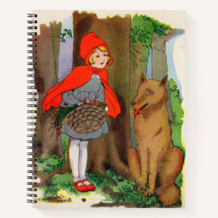 Kleine Red Riding Hood und der Wolf Notizblock