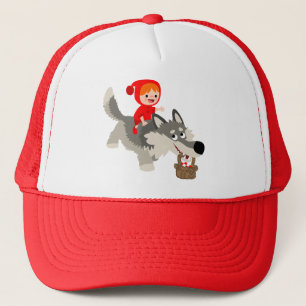 Kleine Red Riding Hood und der Wolfshut Truckerkappe