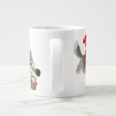 Kleine Red Riding Hood und die Wolf Jumbo Tasse (Rückseite)