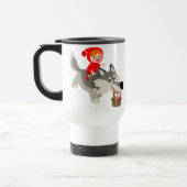 Kleine Red Riding Hood und die Wolf-Tasse Reisebecher (Links)
