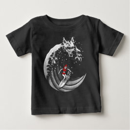 Kleine Red Surfing Hood Baby T-shirt