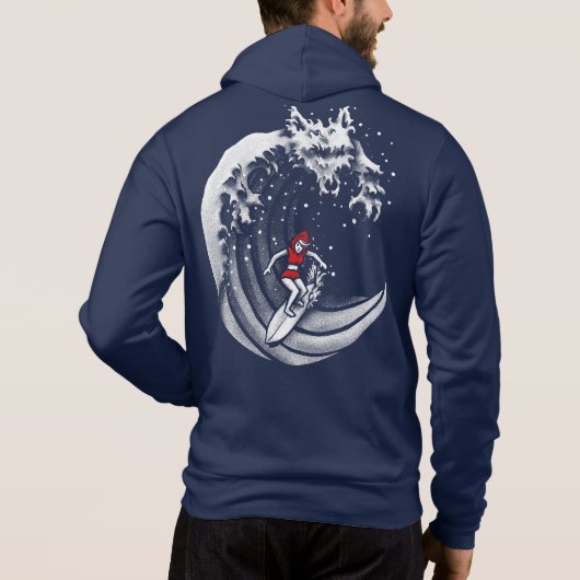 Kleine Red Surfing Hood Hoodie (Rückseite)