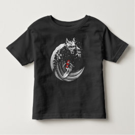 Kleine Red Surfing Hood Kleinkind T-shirt