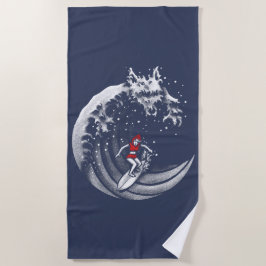 Kleine Red Surfing Hood Strandtuch