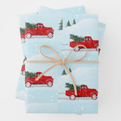 Kleine Red Truck Liebhaber Geschenkpackung Geschenkpapier Set (Beispiel)