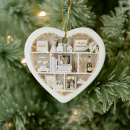 Kleine Regale Personalisierte Hochzeitsjubiläum Keramik Ornament
