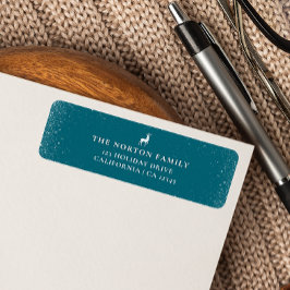 Kleine Reindeer Simple Snowflakes AQUAMARINE Weihn