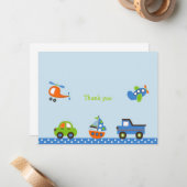 Kleine Reisen Transport danke Ihnen Hinweis Karten (Vorderseite/Rückseite Beispiel)