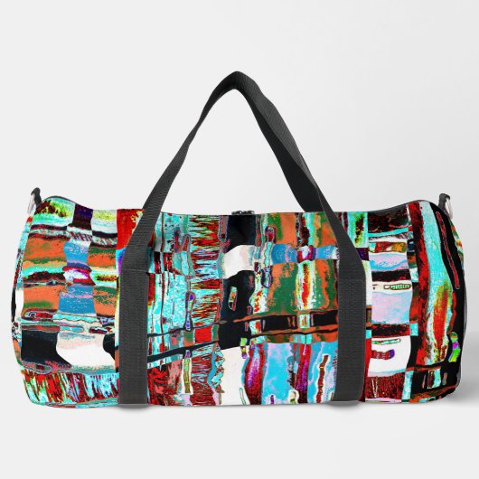 Kleine Reisetasche – Collapse Reflection Abstract Duffle Bag (Vorderseite)