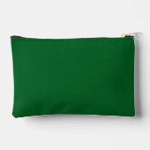 Kleine Reisetasche - Waldgrün Zubehörtasche (Rückseite)