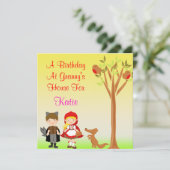 Kleine Reitferien Geburtstagsfeier Einladung (Stehend Vorderseite)