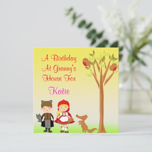 Kleine Reitferien Geburtstagsfeier Einladung (Stehend Vorderseite)