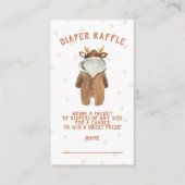 Kleine Rentier Weihnachts-Winter-Windeln Visitenkarte (Vorderseite)