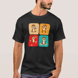 Kleine Retro-Affen I Kinder I Kleinkind Affe T-Shirt