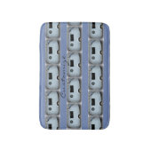 Kleine Retro Teardropwohnwagencamper Badematte (Vorderseite Vertikal)