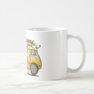 Kleine Riss-Tropfen-Camper-Tassen Kaffeetasse