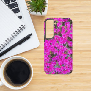 Kleine rosa Azaleen Blumen Samsung Galaxy Hülle