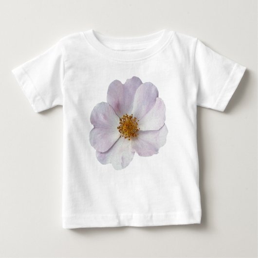 Kleine rosa Blume Baby T-shirt (Vorderseite)