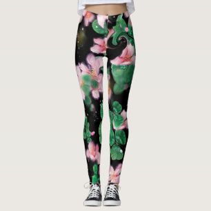 kleine rosa Blume Leggings