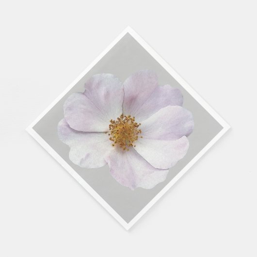 Kleine rosa Blume Serviette (Ecke)