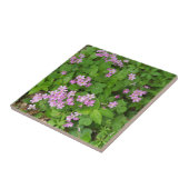Kleine, rosa, delikate Wildblumen Fliese (Seite)