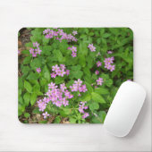 Kleine, rosa, delikate Wildblumen Mousepad (Mit Mouse)