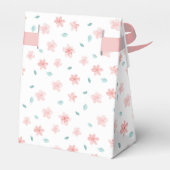 Kleine Rosa Gastgeschenk Hochzeit Geschenkschachtel (Rückseite)