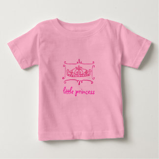 kleine rosa Prinzessin Baby T-shirt