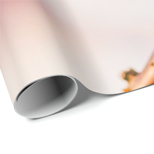 Kleine, rosa Sakura Schönheit im Frühling Geschenkpapier (Rolleneckpunkt)