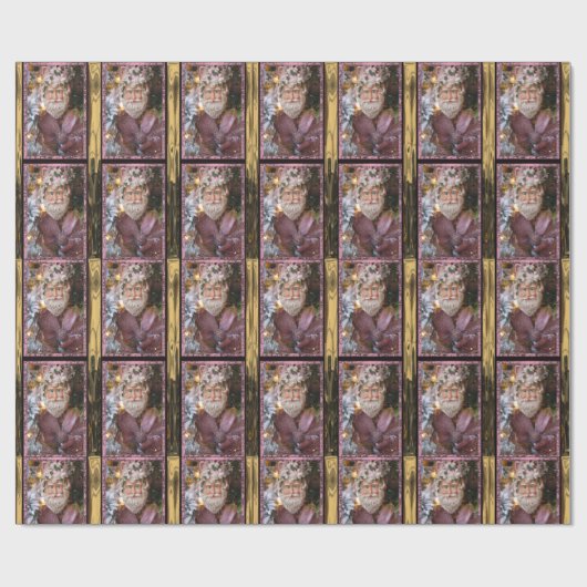 Kleine rosa Sankt-Gala Geschenkpapier (Flach)