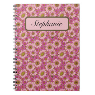 Kleine rosa und weiße Milchprodukte Personalisiert Notizblock