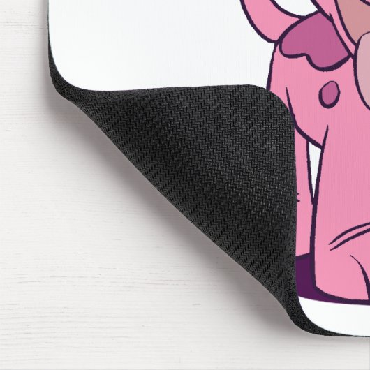 Kleine Rosa-Welpenmousepad Mousepad (Ecke)