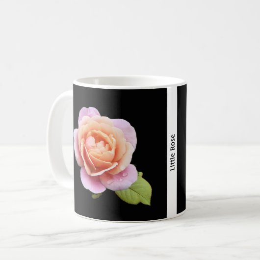 Kleine Rose - Tasse (Vorderseite Links)