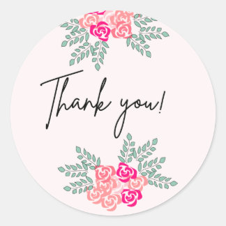 Kleine Rose Vielen Dank, Ihr Sticker