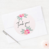 Kleine Rose Vielen Dank, Ihr Sticker (Umschlag)