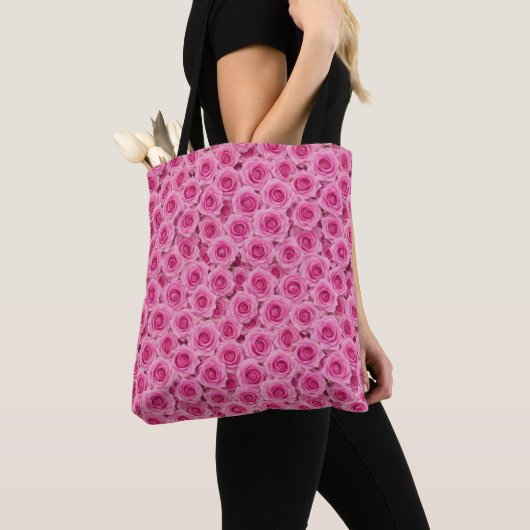 Kleine Rosenrosen Tasche (Von Nahem)