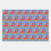 Kleine Rot-Motor-Verpackungsfolien Geschenkpapier Set (Vorderseite 3)