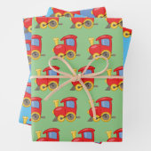 Kleine Rot-Motor-Verpackungsfolien Geschenkpapier Set (Beispiel)