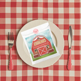 Kleine Rote Barne Farm Geburtstagspartei Geschenktütchen