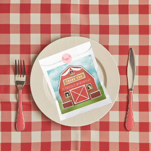 Kleine Rote Barne Farm Geburtstagspartei Geschenktütchen