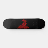 Kleine Rote Drache - Dragon Skateboard (Horizontal)
