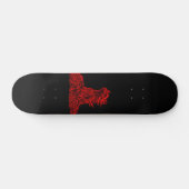 Kleine Rote Drache - Dragon Skateboard (Horizontal)
