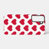 Kleine rote Herzen Samsung Galaxy Hülle (Rückseite (Horizontal))