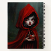 Kleine rote Motorhaube Notizblock (Rückseite)