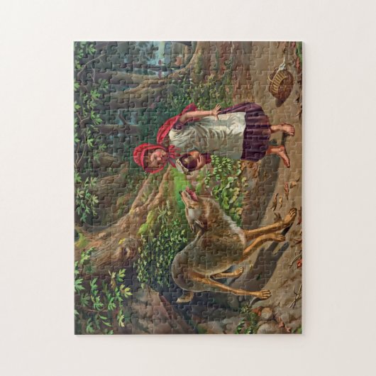 Kleine rote Motorhaube Puzzle (Vertikal)