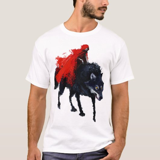 kleine rote Reithaube T-Shirt (Vorderseite)