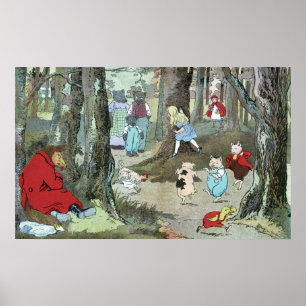 Kleine rote Reithose: Seiten beenden Poster