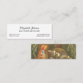 Kleine rote Reithose, Vintage Märchen Telefonnummerkarte (Vorne/Hinten)