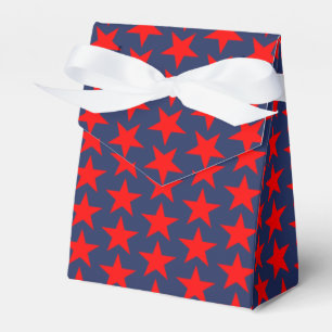 Kleine rote Sterne Geschenkschachtel