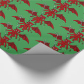 Kleine Rote Teufel Thunder_Cove Geschenkpapier (Ecke)